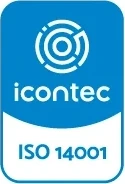 Icontec ISO 14001 seal