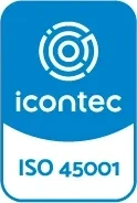 Icontec ISO 45001 seal